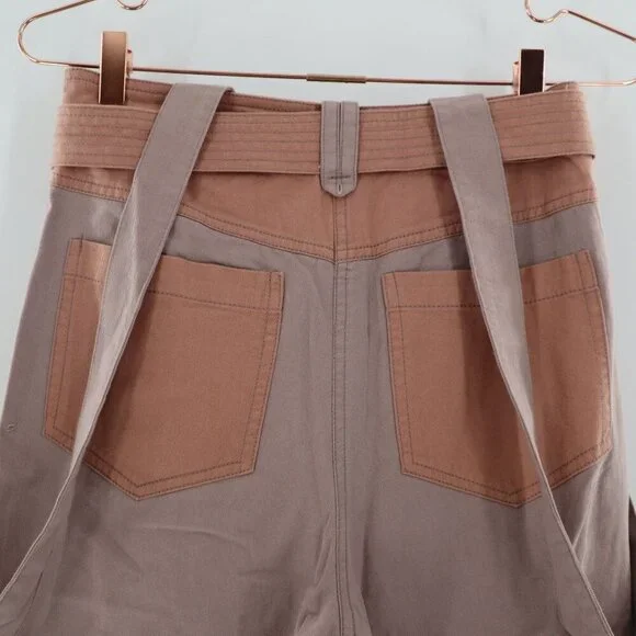 NEW Current Air New World Pant Womens Pegged Ankle Suspenders Carpenter Pockets - Picture 10 of 14